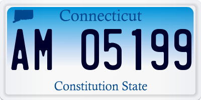 CT license plate AM05199