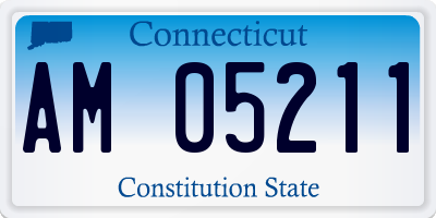 CT license plate AM05211