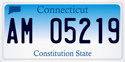 CT license plate AM05219