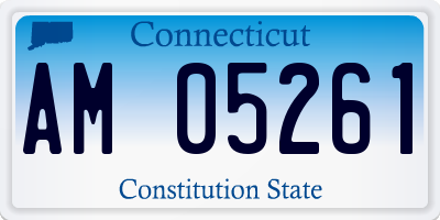 CT license plate AM05261