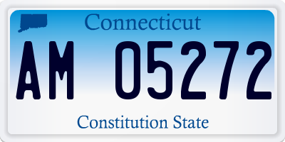 CT license plate AM05272