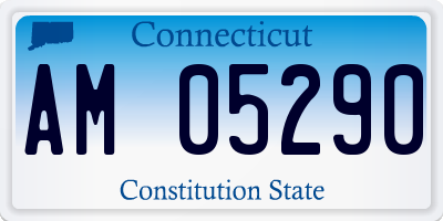 CT license plate AM05290