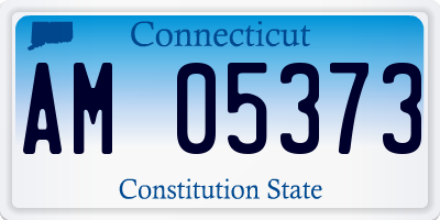 CT license plate AM05373