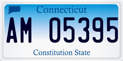 CT license plate AM05395