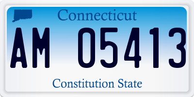CT license plate AM05413