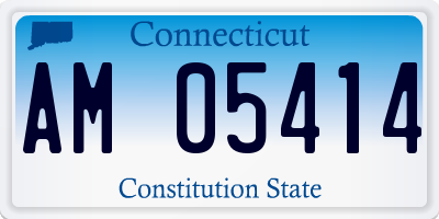 CT license plate AM05414