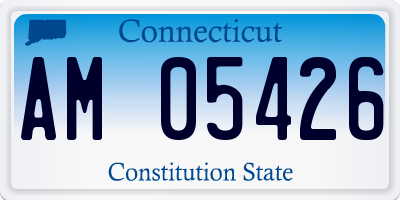 CT license plate AM05426