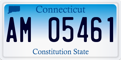CT license plate AM05461