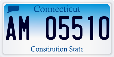CT license plate AM05510