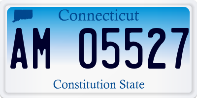 CT license plate AM05527