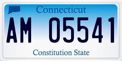 CT license plate AM05541