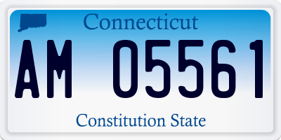 CT license plate AM05561
