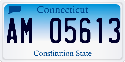 CT license plate AM05613