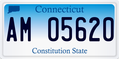 CT license plate AM05620