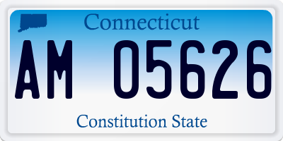 CT license plate AM05626