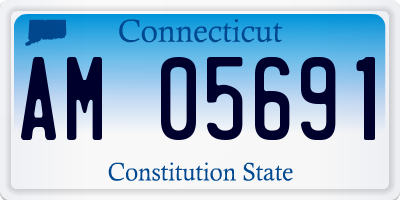 CT license plate AM05691