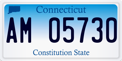 CT license plate AM05730