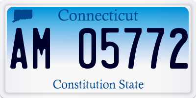 CT license plate AM05772