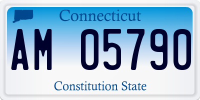CT license plate AM05790