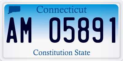 CT license plate AM05891