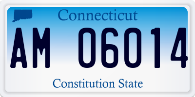 CT license plate AM06014
