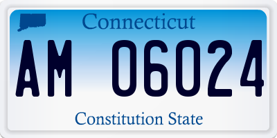 CT license plate AM06024