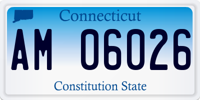 CT license plate AM06026
