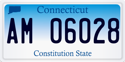 CT license plate AM06028