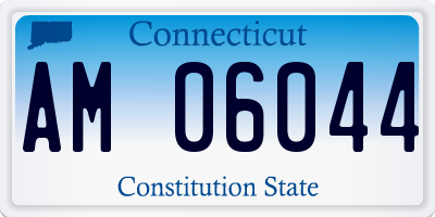 CT license plate AM06044