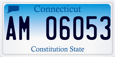 CT license plate AM06053