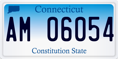 CT license plate AM06054