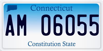 CT license plate AM06055