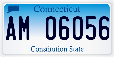 CT license plate AM06056