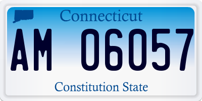 CT license plate AM06057