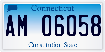 CT license plate AM06058