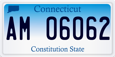 CT license plate AM06062