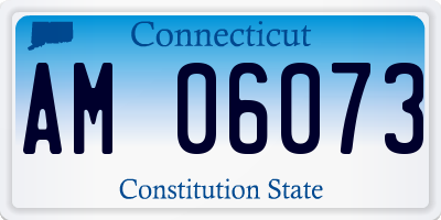 CT license plate AM06073