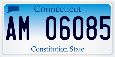 CT license plate AM06085