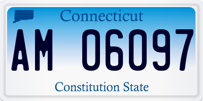 CT license plate AM06097