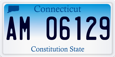 CT license plate AM06129