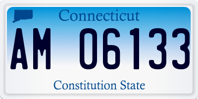 CT license plate AM06133