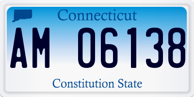 CT license plate AM06138