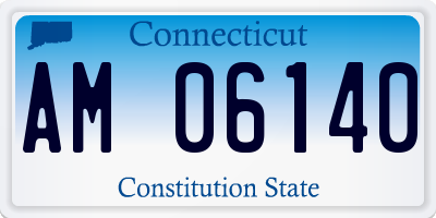 CT license plate AM06140