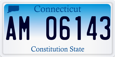 CT license plate AM06143