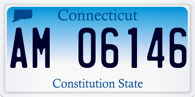 CT license plate AM06146