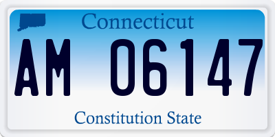 CT license plate AM06147
