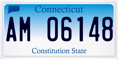 CT license plate AM06148
