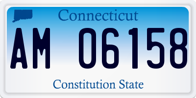 CT license plate AM06158