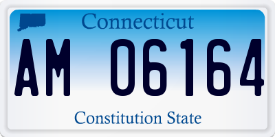CT license plate AM06164