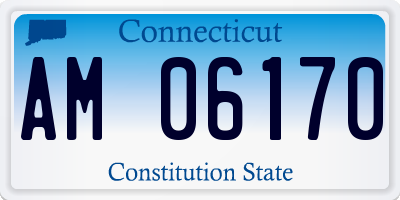 CT license plate AM06170